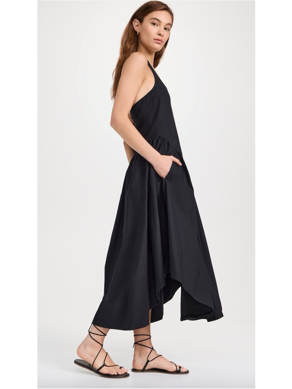 Citizens Of Humanity Poppi Halter Dress Black - Picture 2 of 9